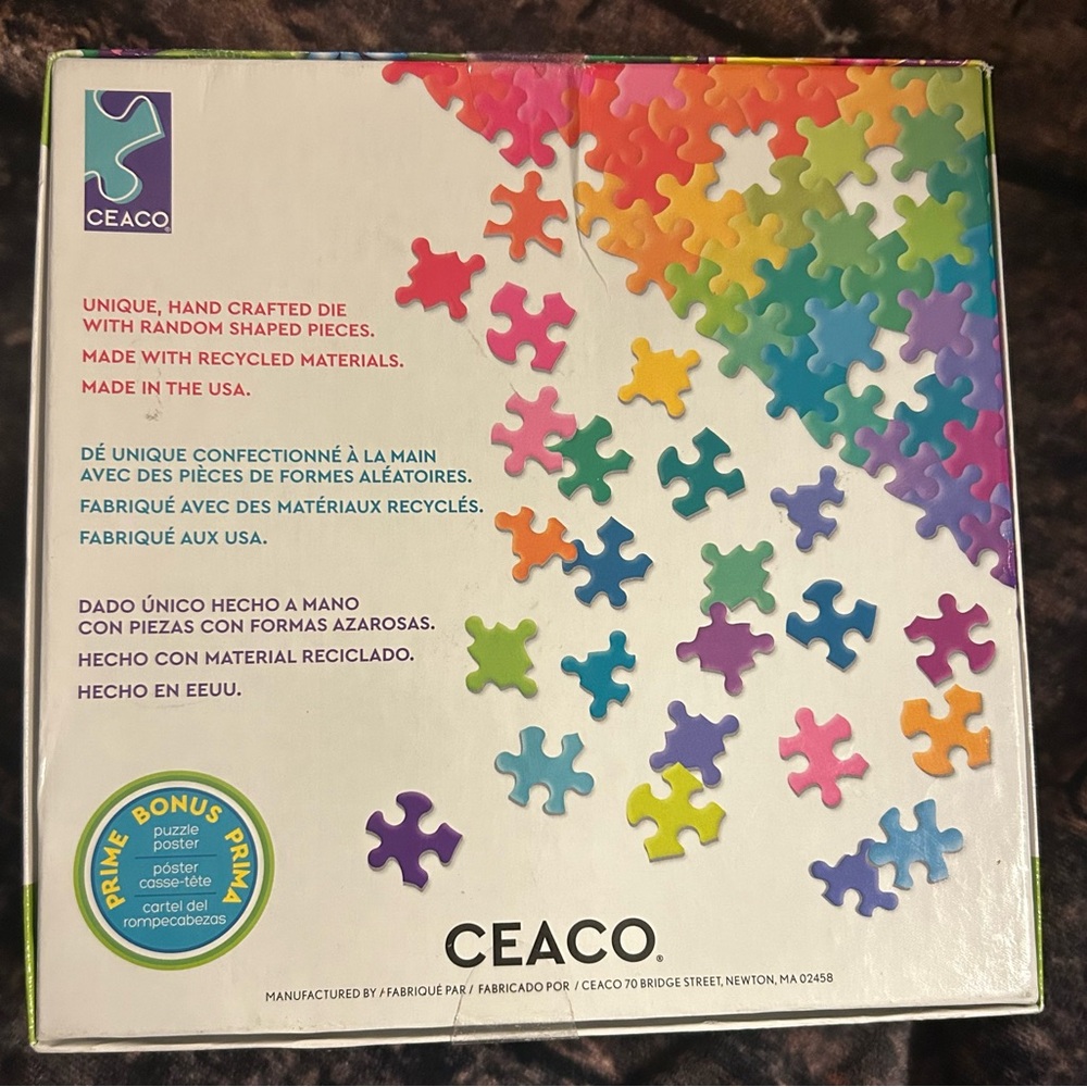 Ceaco - Groovy Animals - Panda - 750 Piece Jigsaw Puzzle MSRP $20 (21” x21) NEW - Picture 2 of 4
